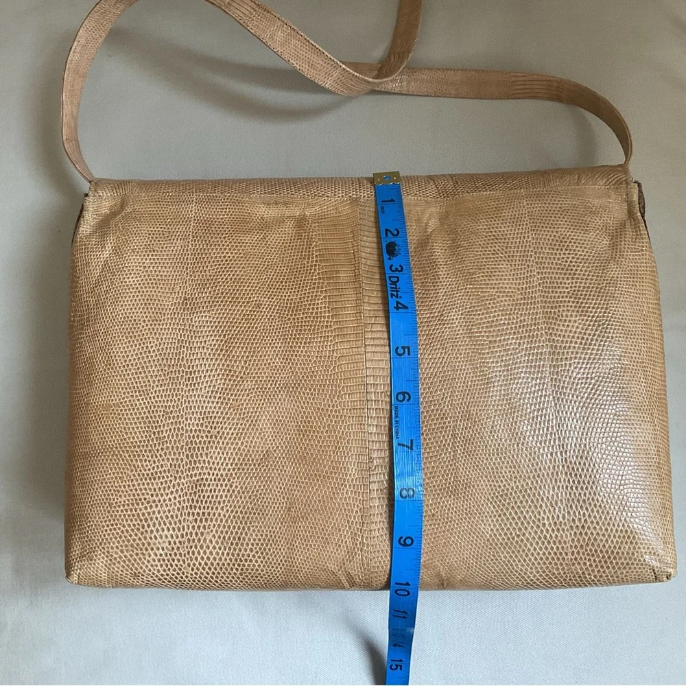 W.A. Thompson & Co Snake Skin Shoulder Bag Convertible Clutch LARGE RARE VINTAGE